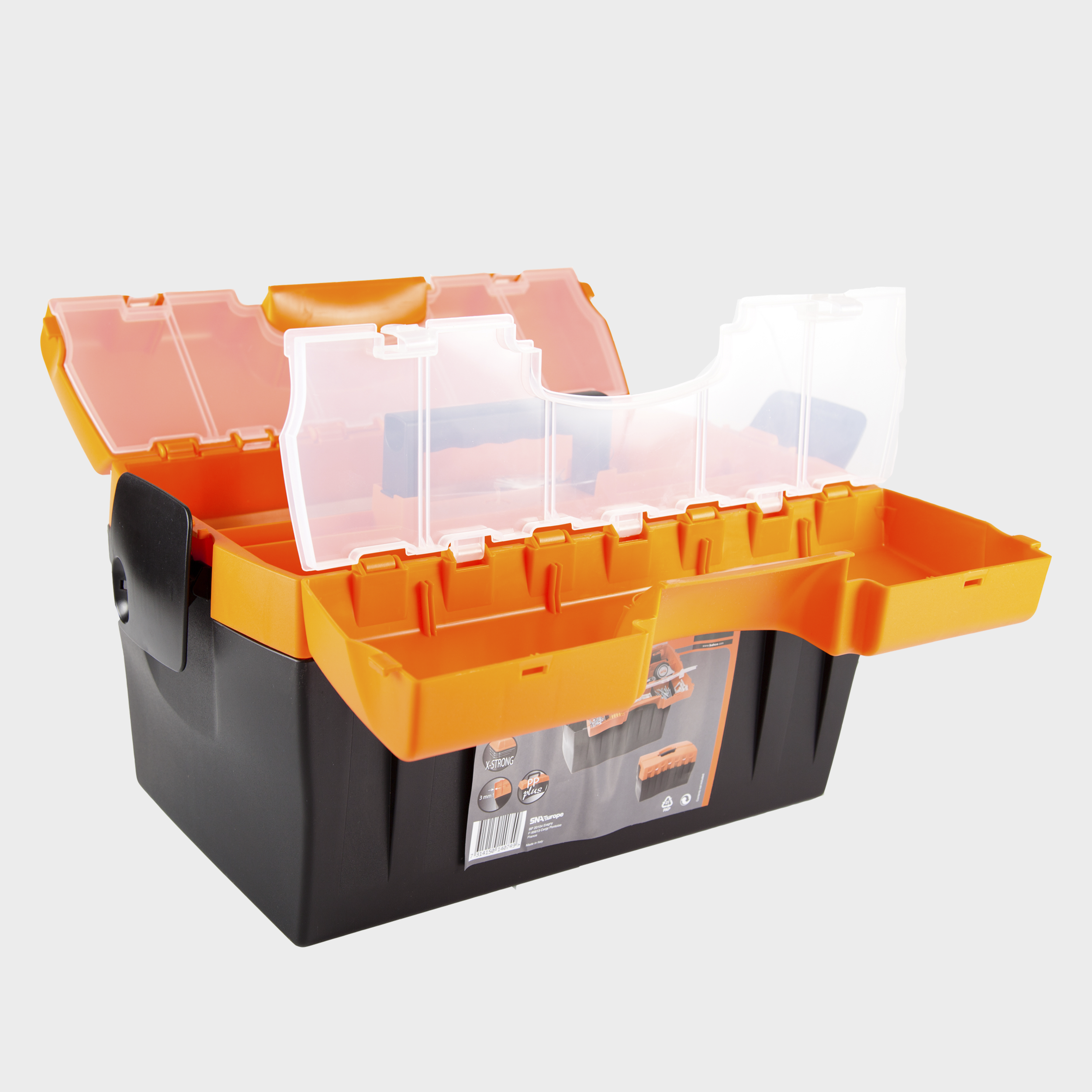 Caja De Herramientas De Plastico Vacia 440x250x330 Mm Ref. Bahco